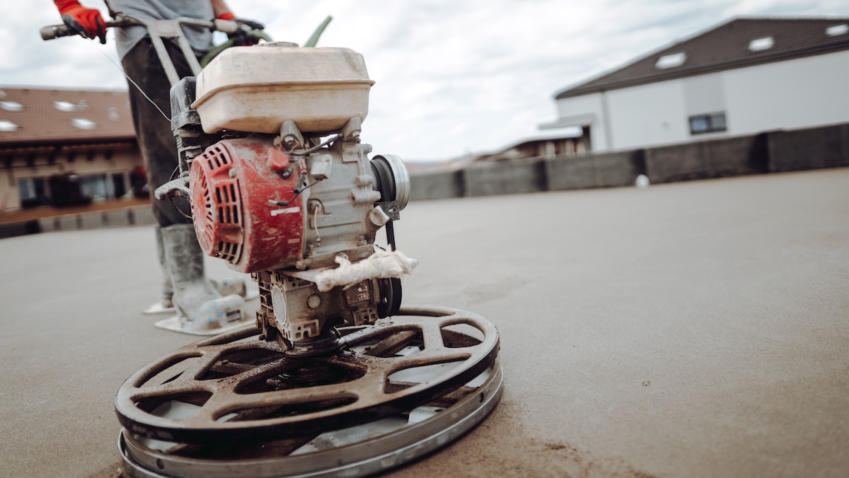 Glättare för betong