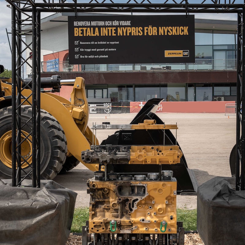 Renoverad Cat-motor